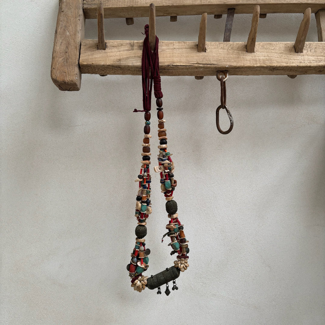 Antique Moroccan Beaded Necklace | No1