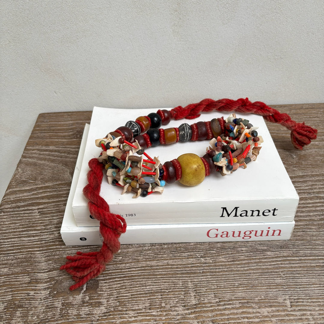 Antique Moroccan Beaded Necklace | No2