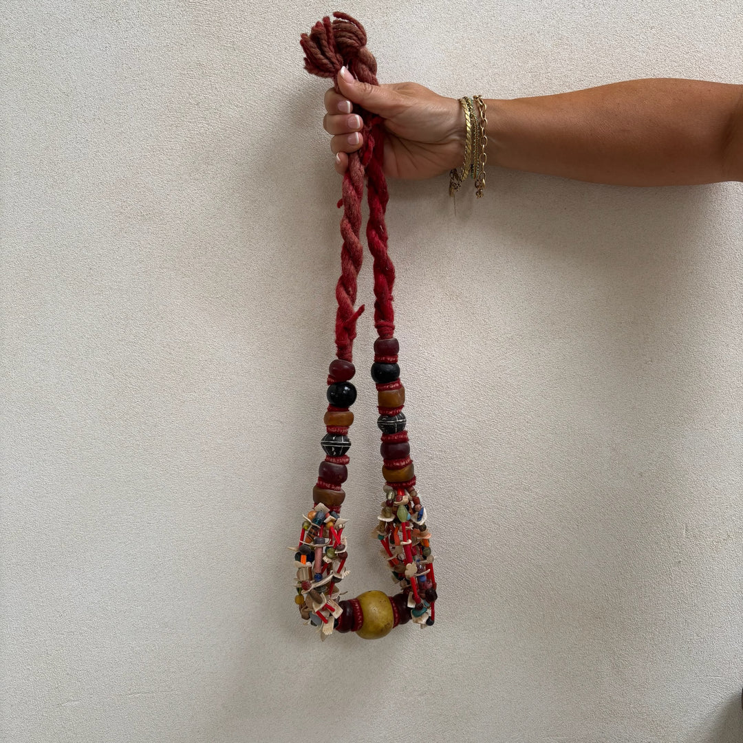 Antique Moroccan Beaded Necklace | No2