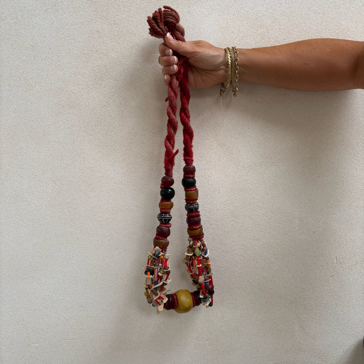 Antique Moroccan Beaded Necklace | No2