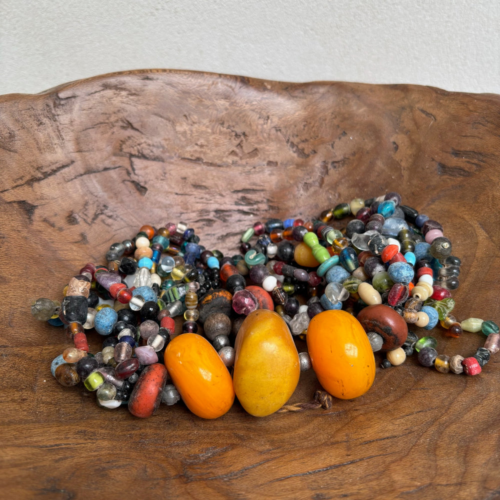 Antique Moroccan Beaded Necklace | No3