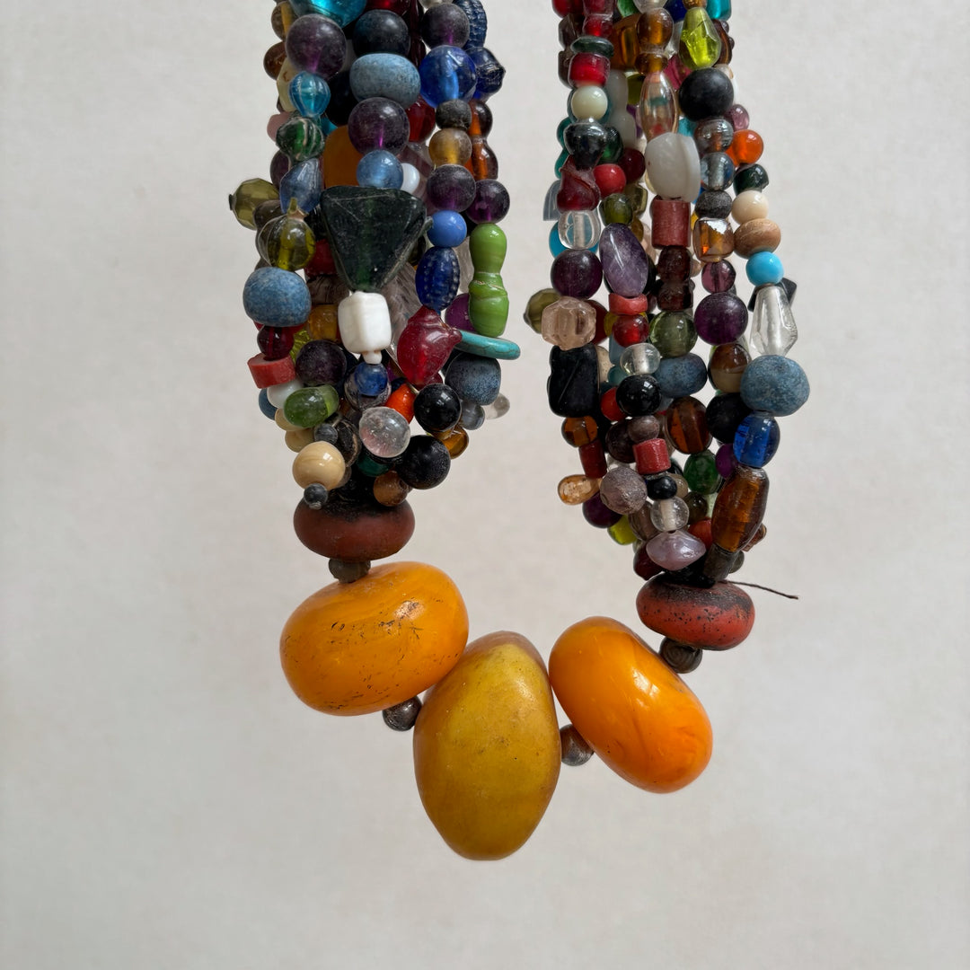 Antique Moroccan Beaded Necklace | No3