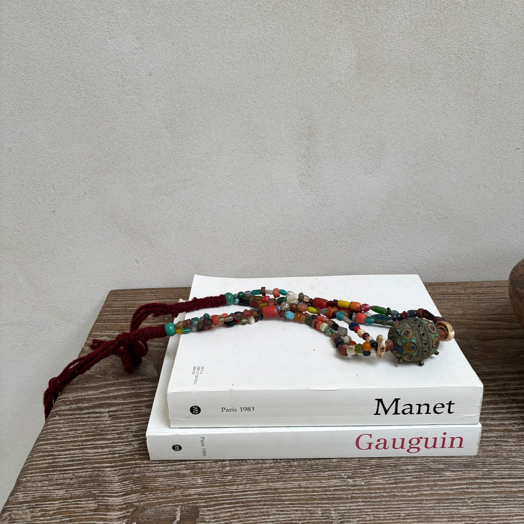 Antique Moroccan Beaded Necklace | No4