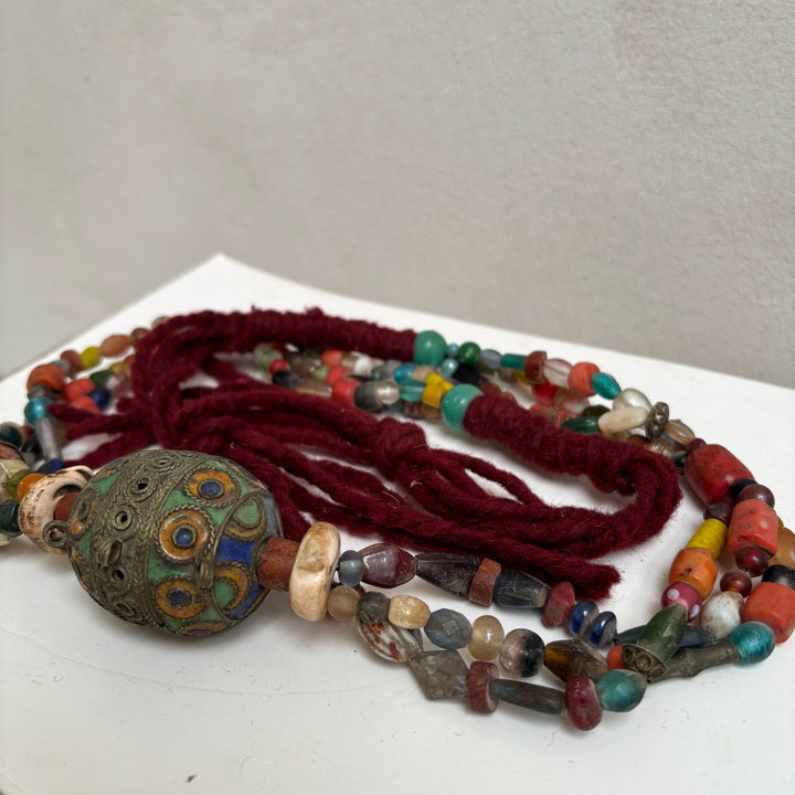Antique Moroccan Beaded Necklace | No4