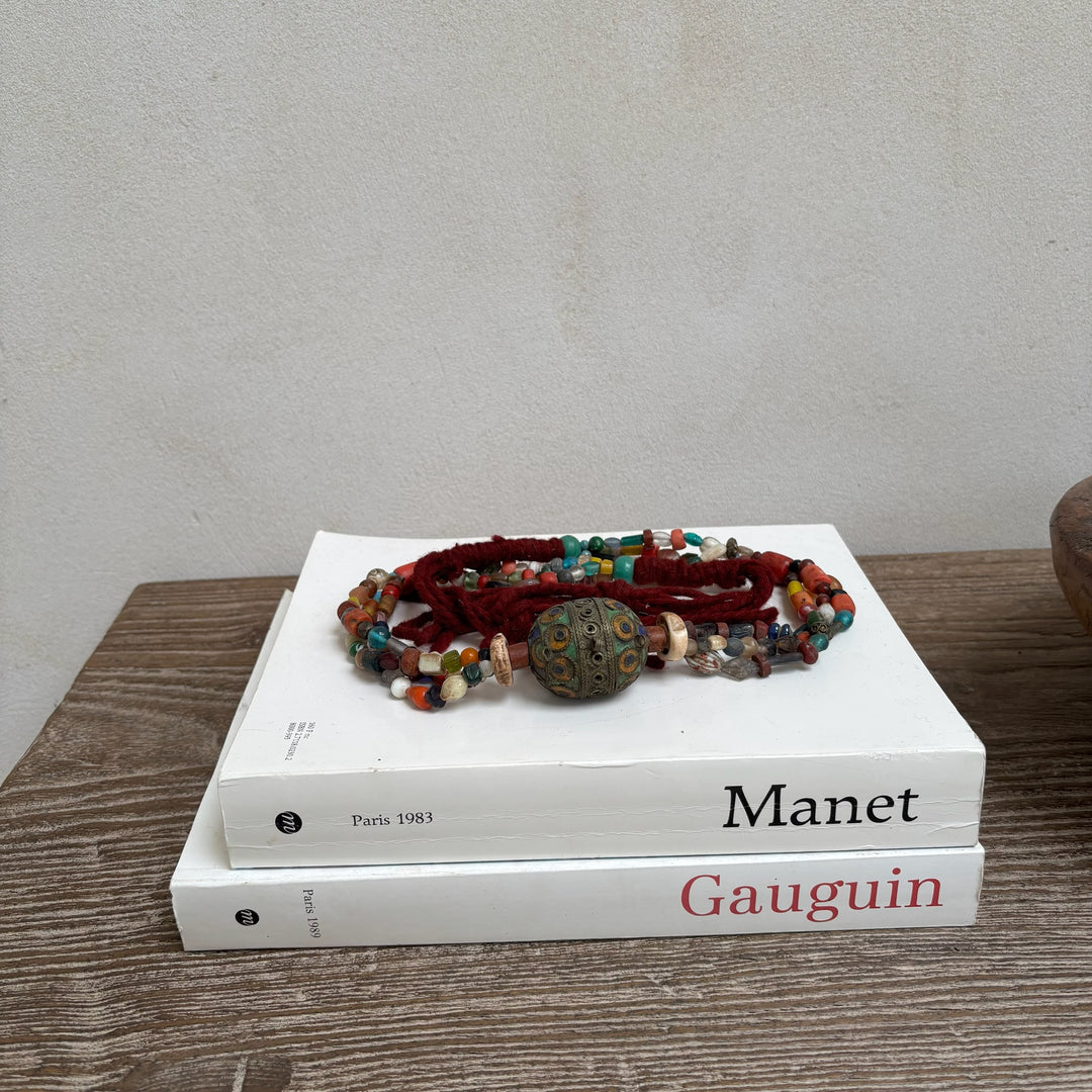 Antique Moroccan Beaded Necklace | No4
