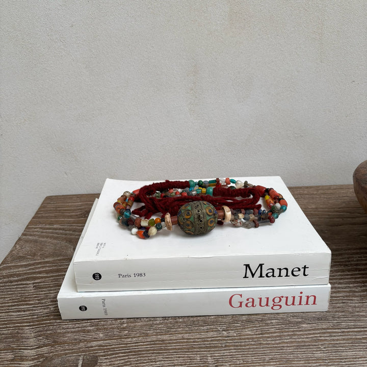 Antique Moroccan Beaded Necklace | No4