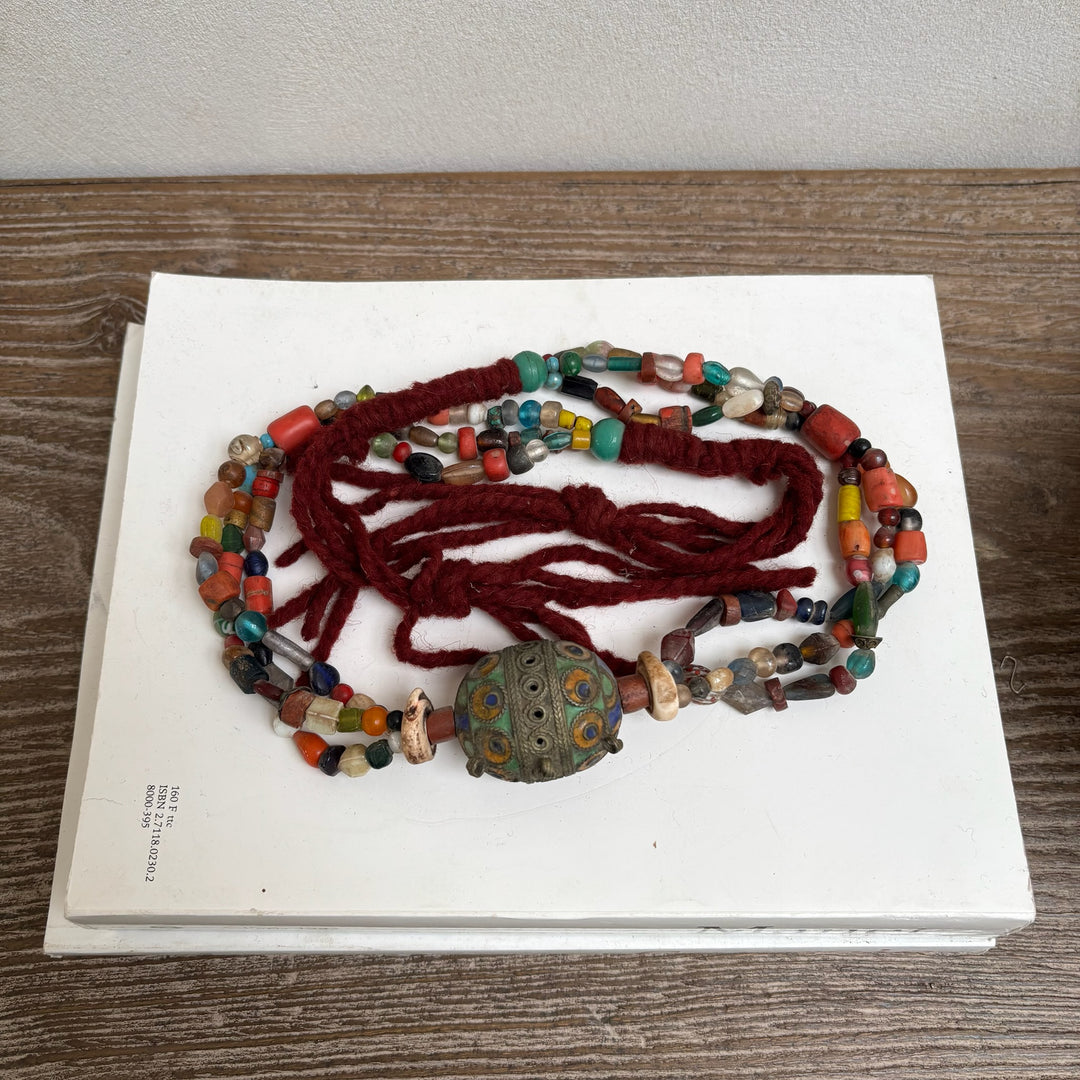 Antique Moroccan Beaded Necklace | No4