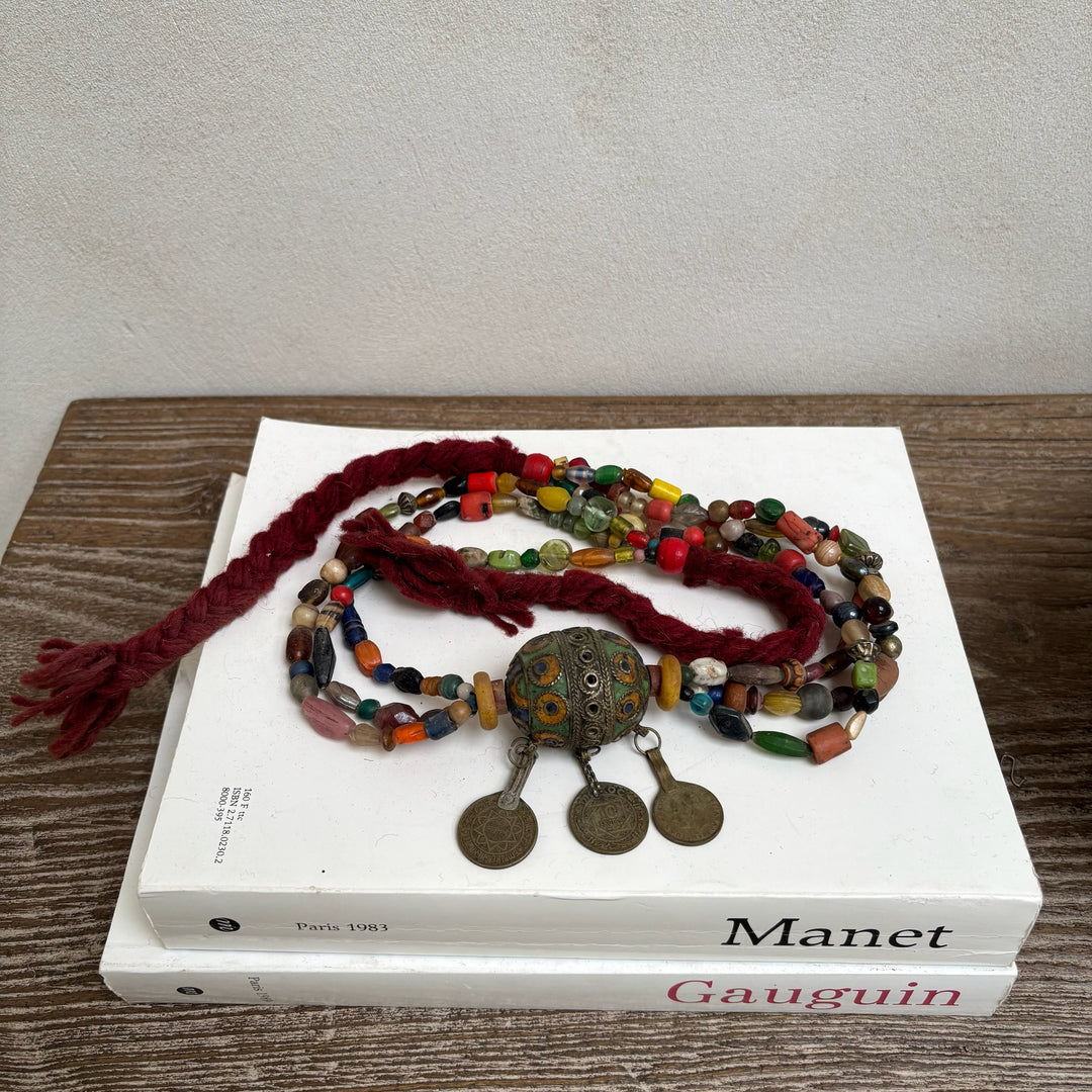 Antique Moroccan Beaded Necklace | No5