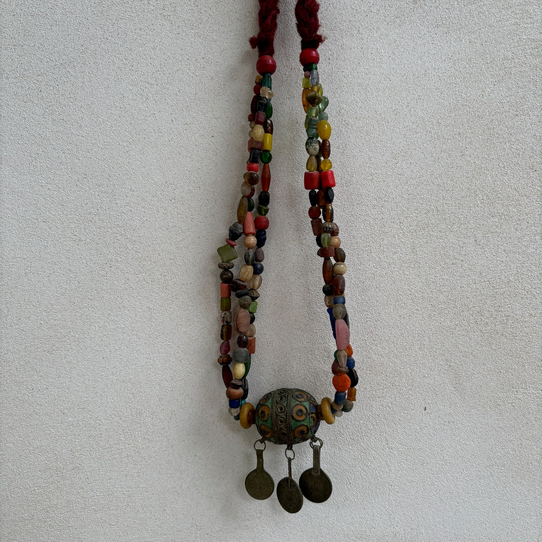 Antique Moroccan Beaded Necklace | No5
