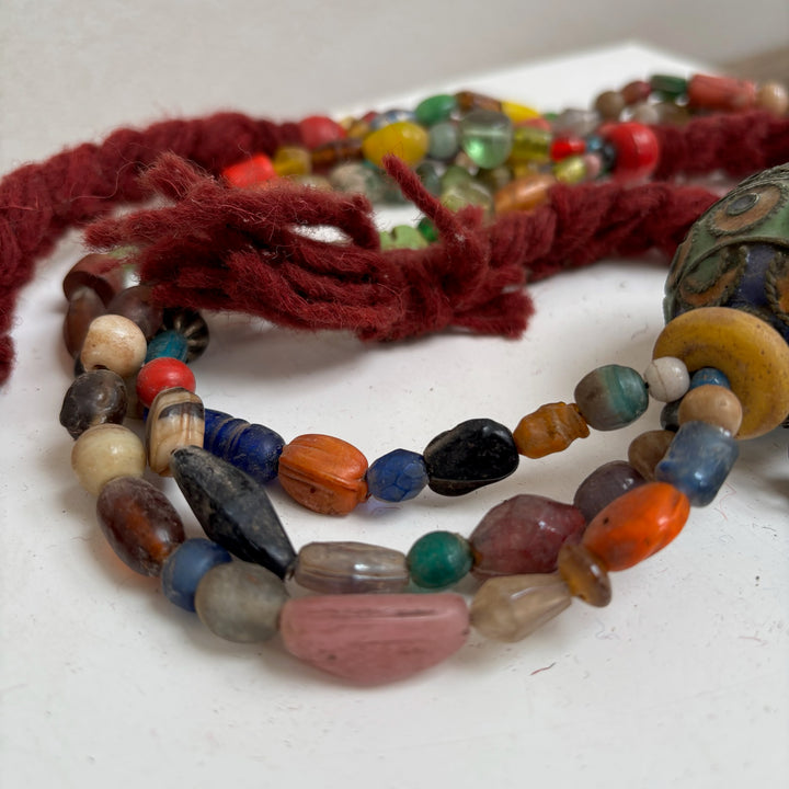 Antique Moroccan Beaded Necklace | No5