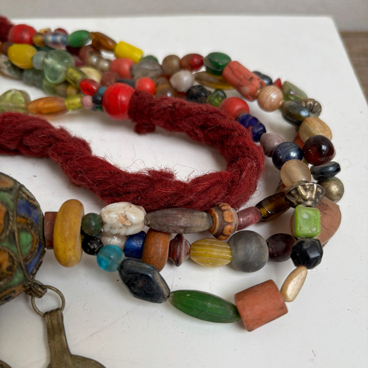 Antique Moroccan Beaded Necklace | No5