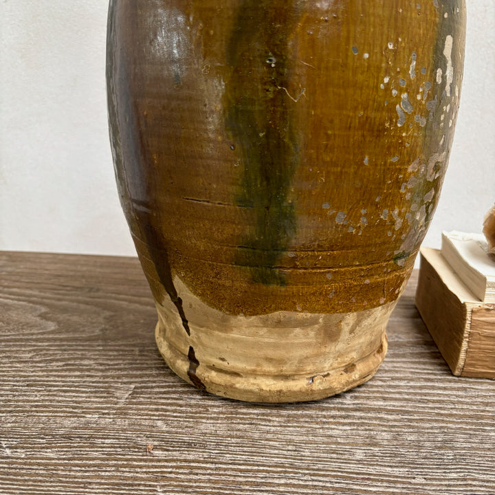 Antique Moroccan Glazed Pot | Pienza