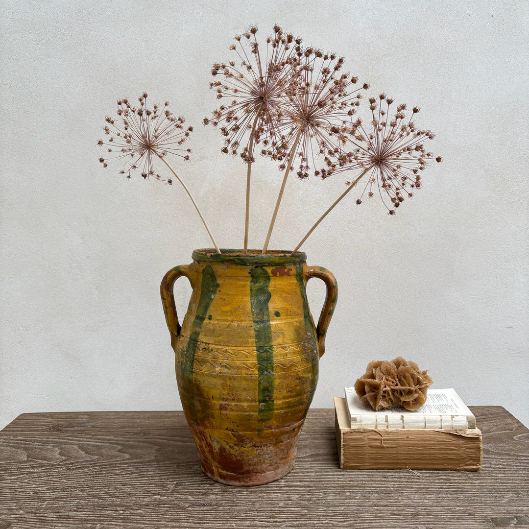 Antique Moroccan Glazed Pot | Sappada