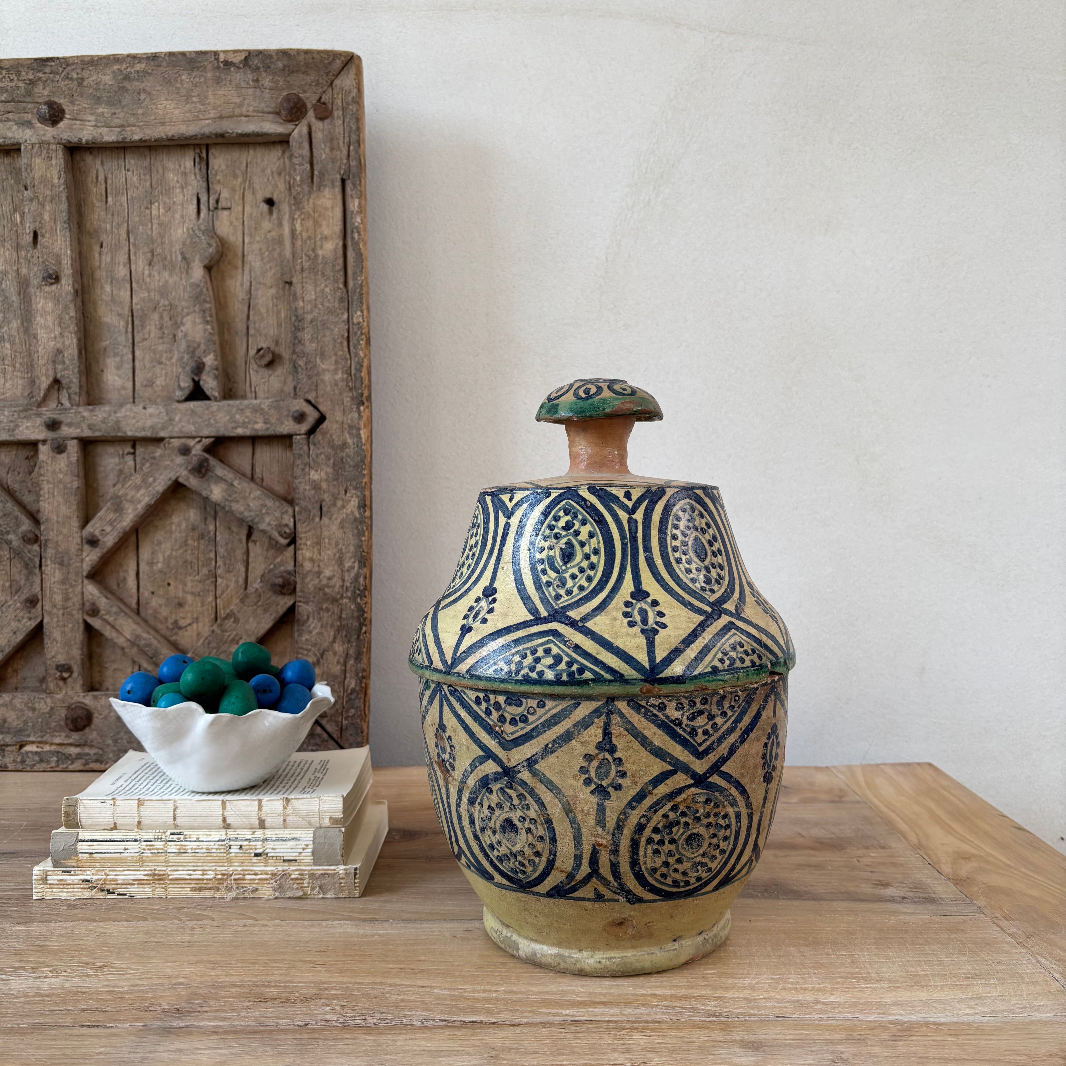 Antique Moroccan Safi Jubbaha Pot | Safi – Home Barn