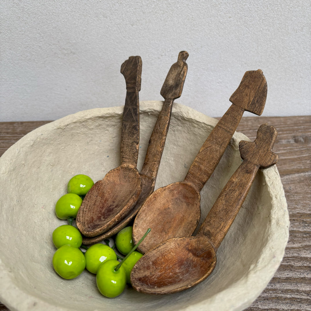 Antique Moroccan Wooden Spoon