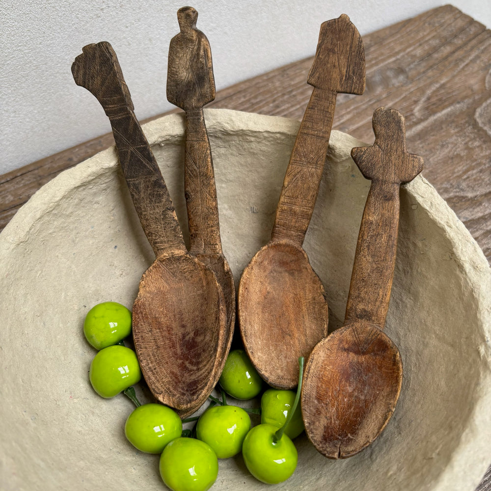 Antique Moroccan Wooden Spoon