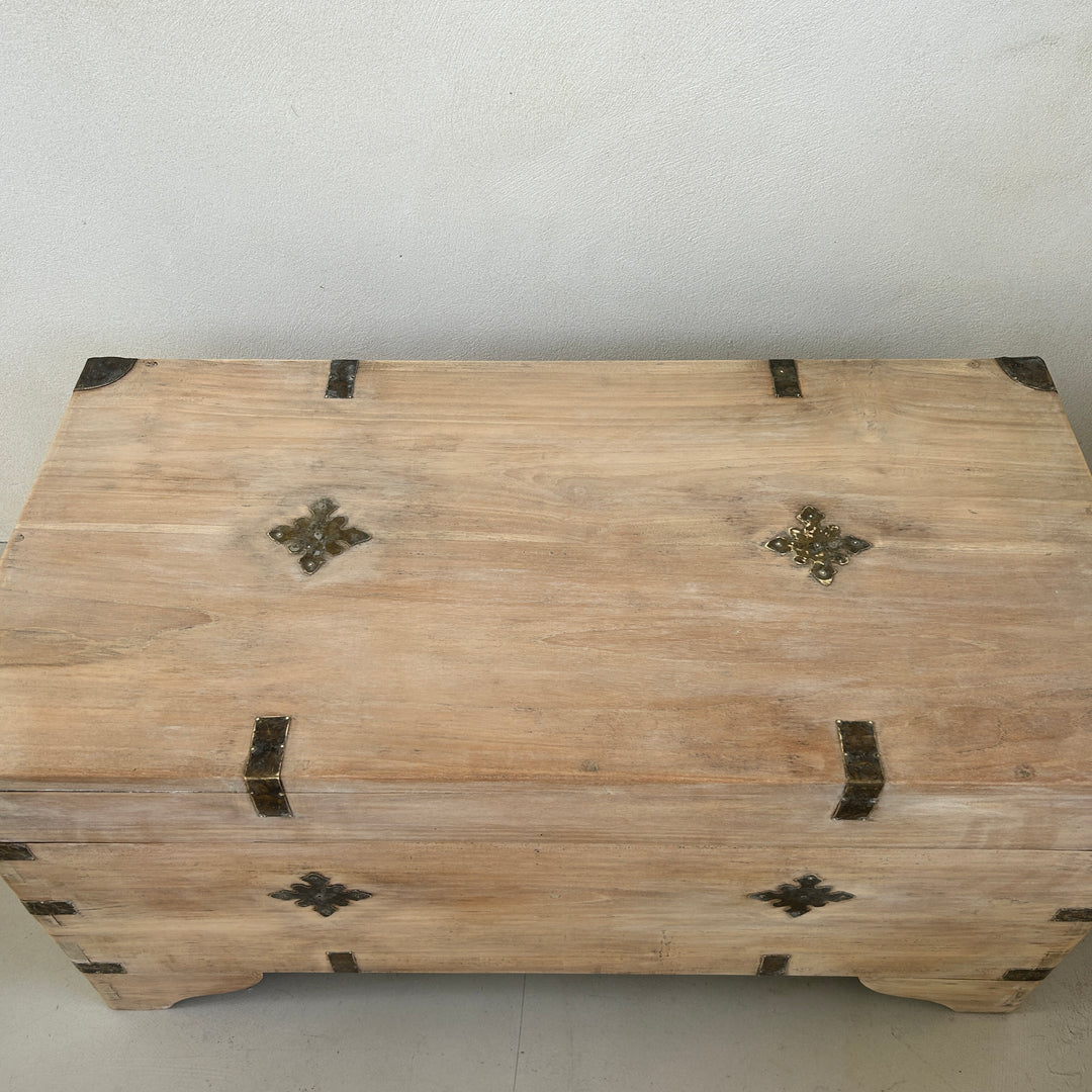 Antique Moroccan marriage chest