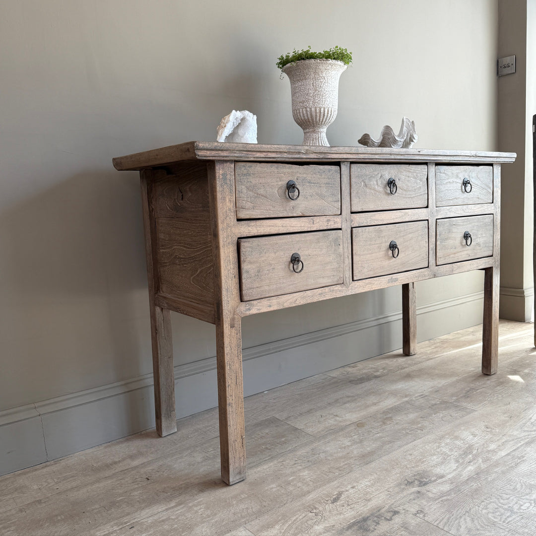 Antique Multidrawer Console Table |Dublin