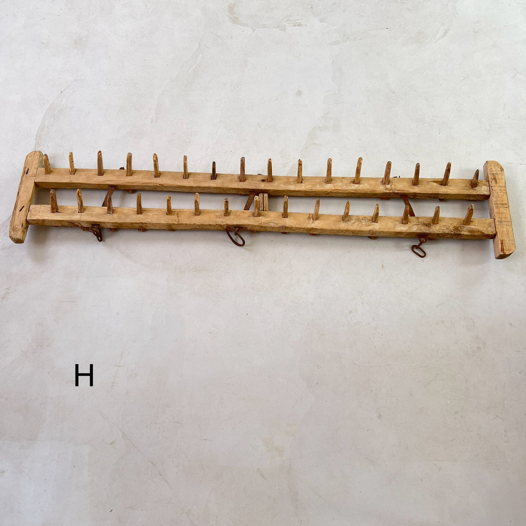 Antique Pale Timber Plough