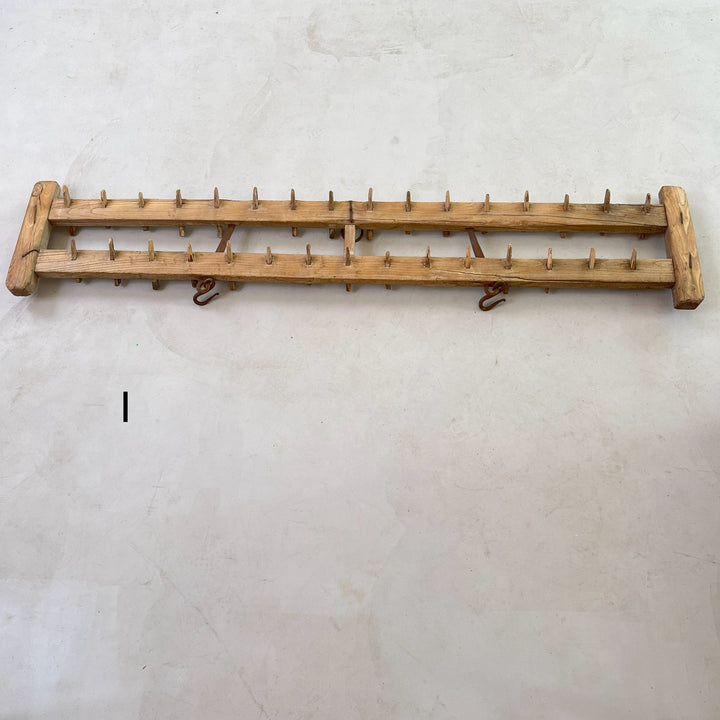 Antique Pale Timber Plough