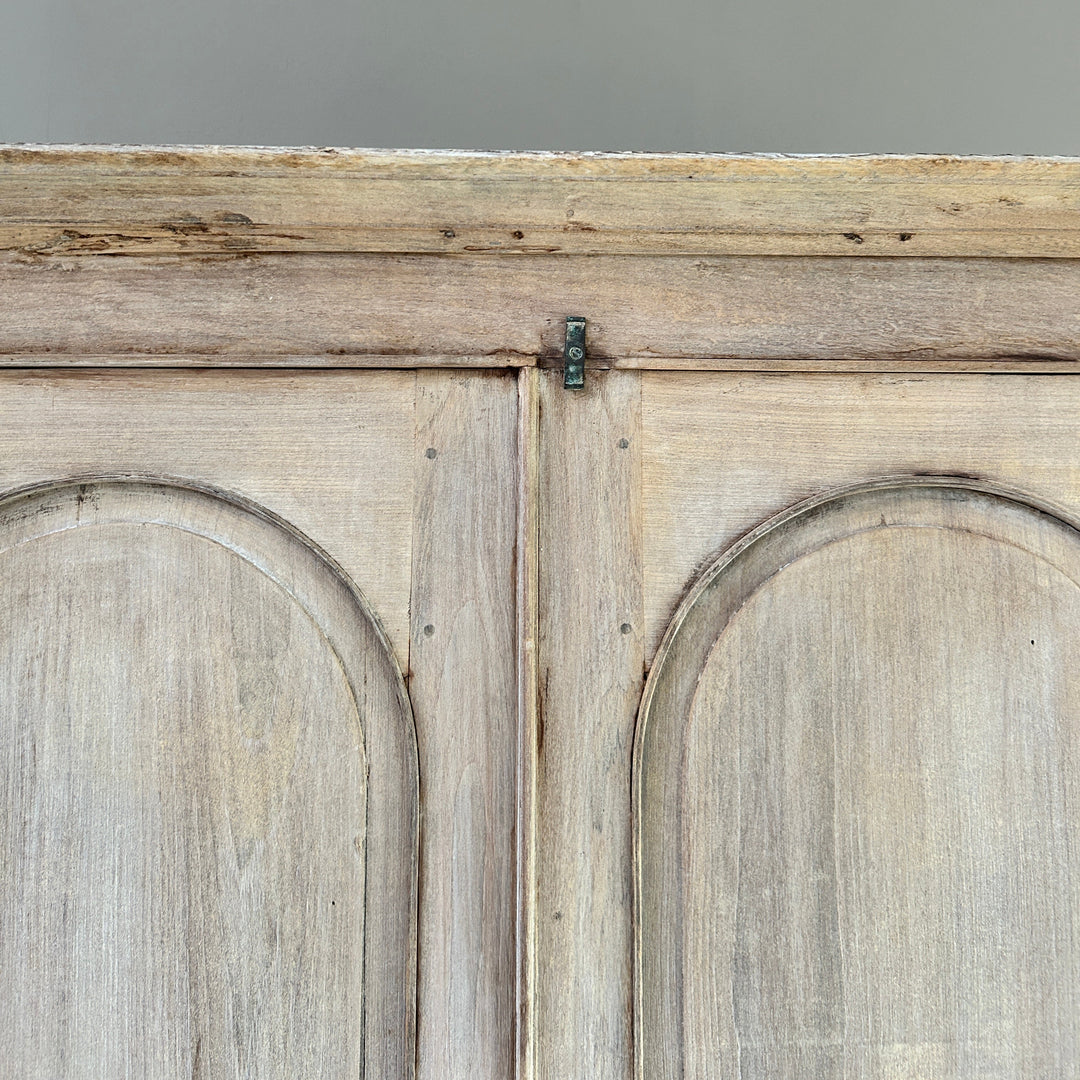 Antique Pale Wood Armoire | Rusholme