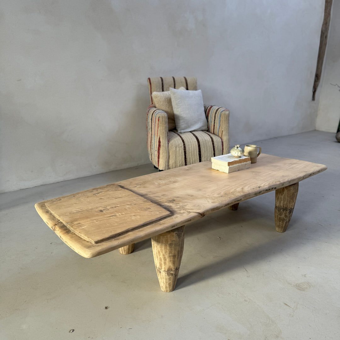 Antique Pale wood Naga Coffee Table