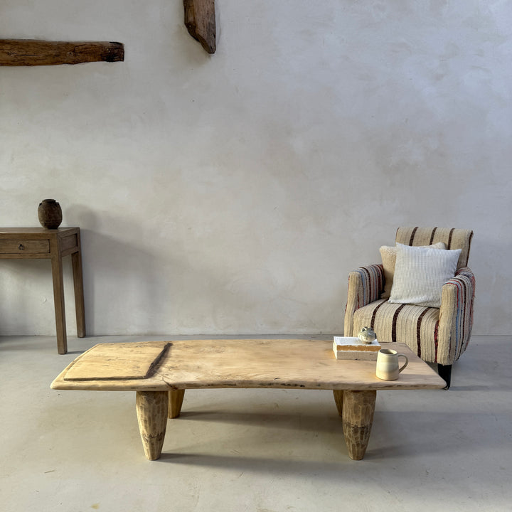 Antique Pale wood Naga Coffee Table