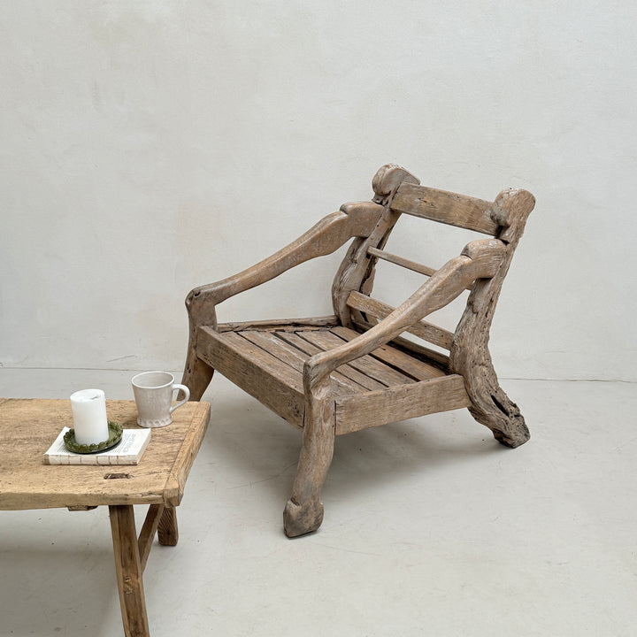 Antique Primitive Armchair Bjorn 