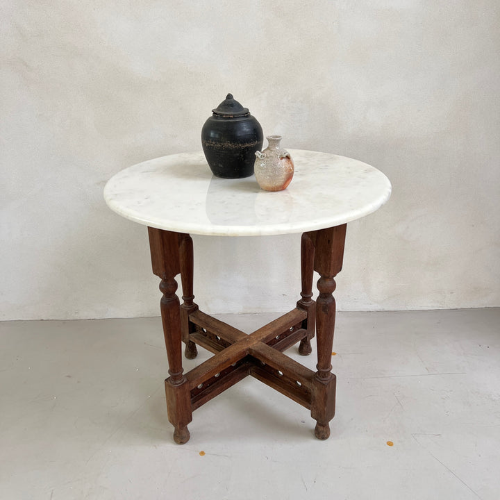 Antique Round Marble Table Vaillie