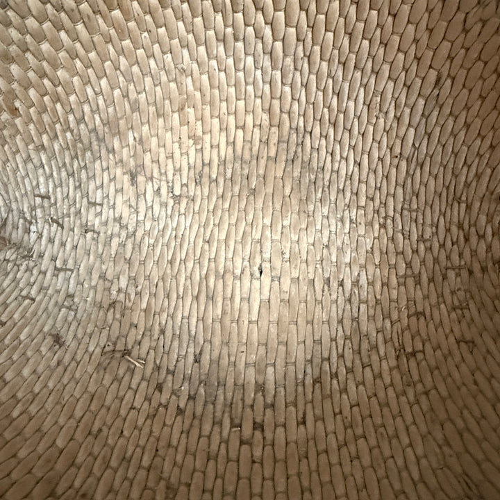 Antique Round Woven Market Basket