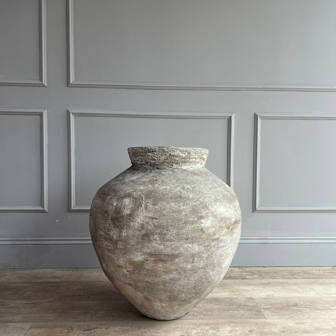 Antique Rustic Clay Urn | Nias