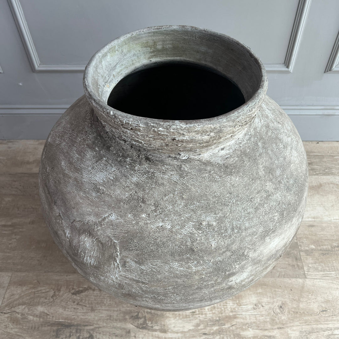 Antique Rustic Clay Urn | Nias