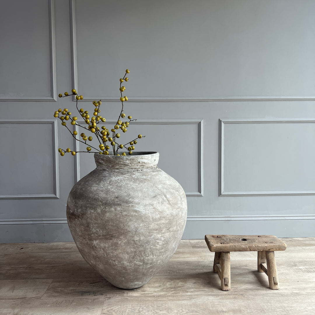 Antique Rustic Clay Urn | Nias