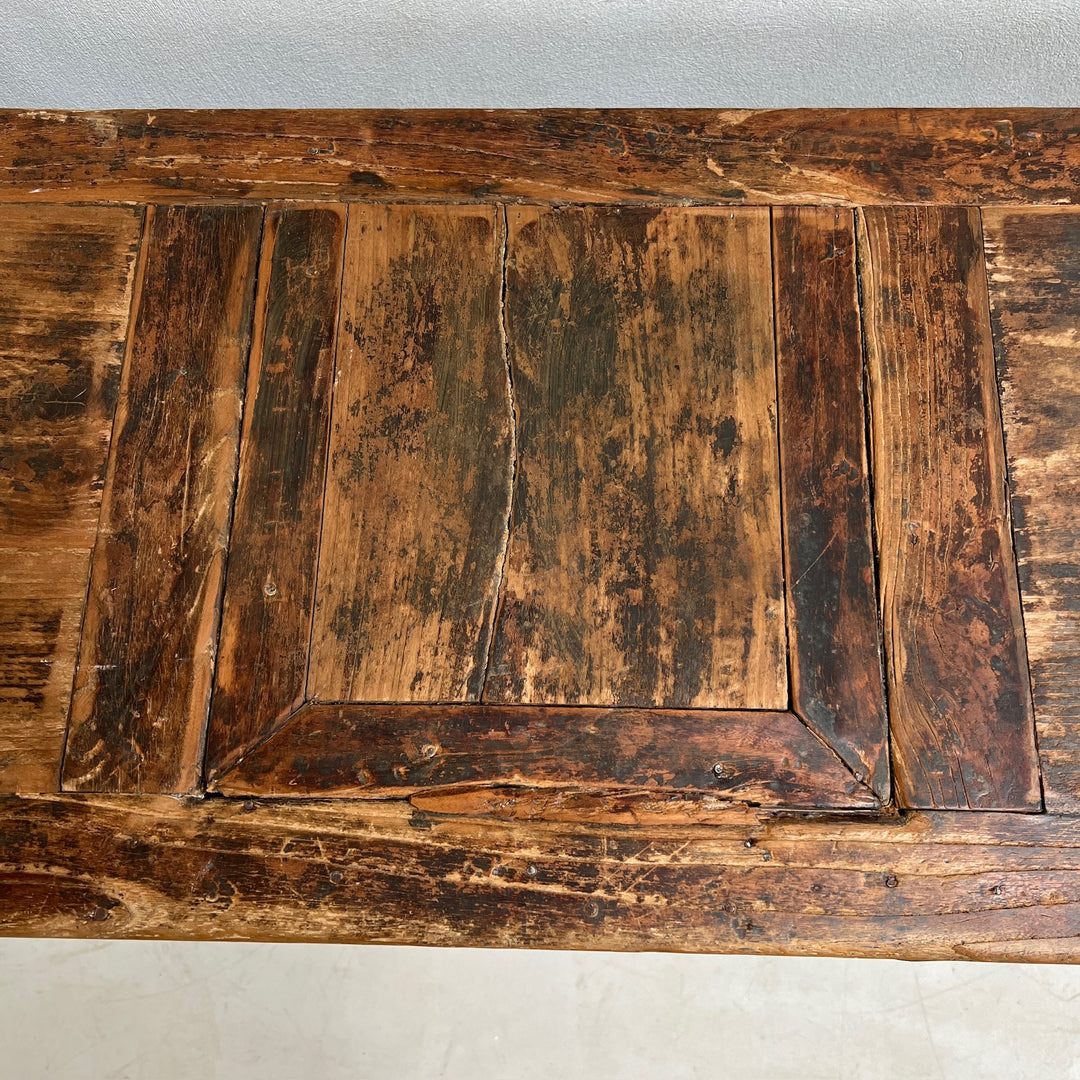 Antique Rustic Open Cabinet | Etna