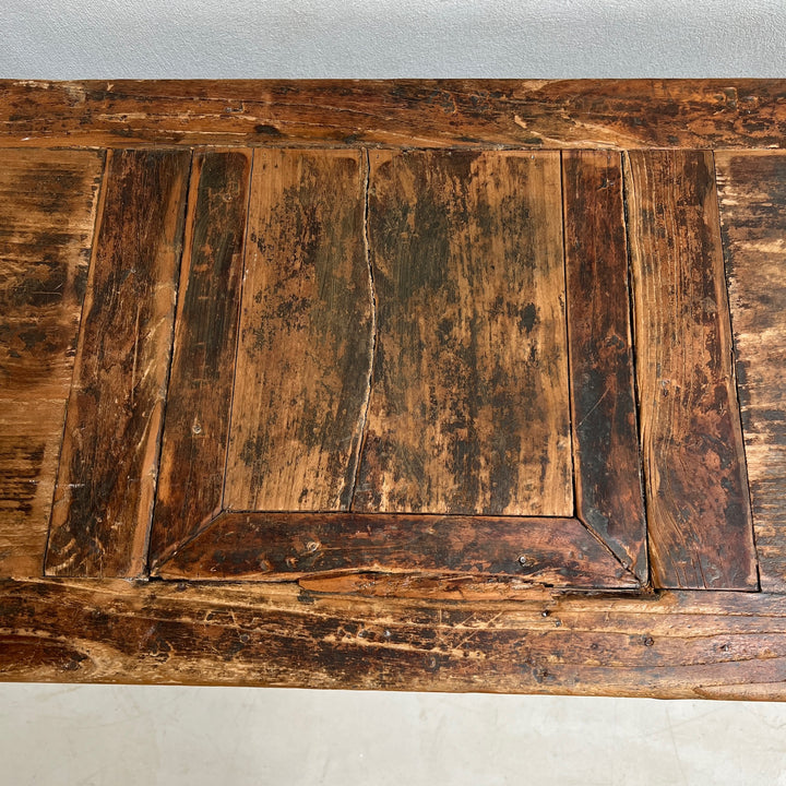 Antique Rustic Open Cabinet | Etna