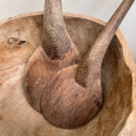 Antique Rustic Wooden Spoon – Home Barn