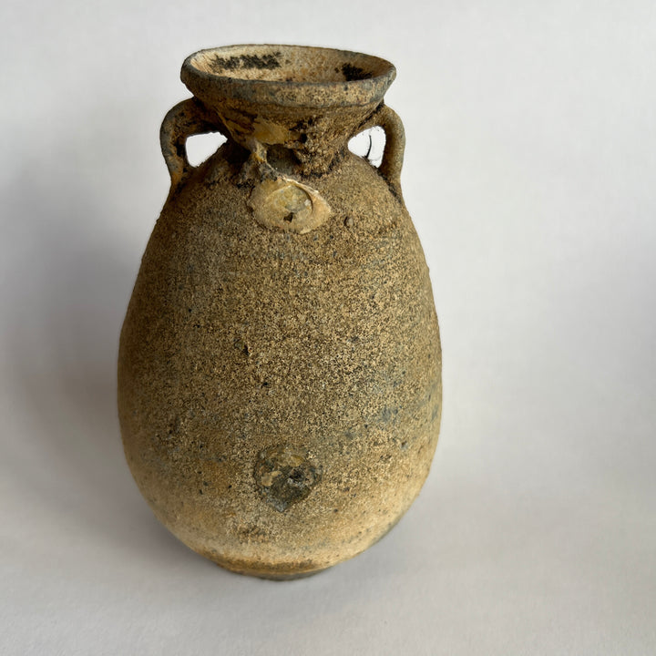Antique Shipwreck Ring Handle Jar | Sukhothai 01