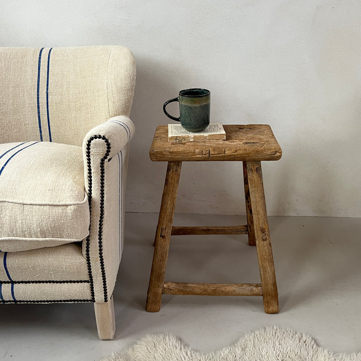 Antique Side Table | Large Stool (select from photo)