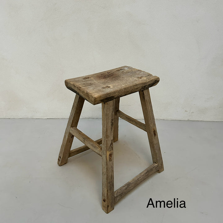 Antique Small Side Table | Large Stool (select from photo)