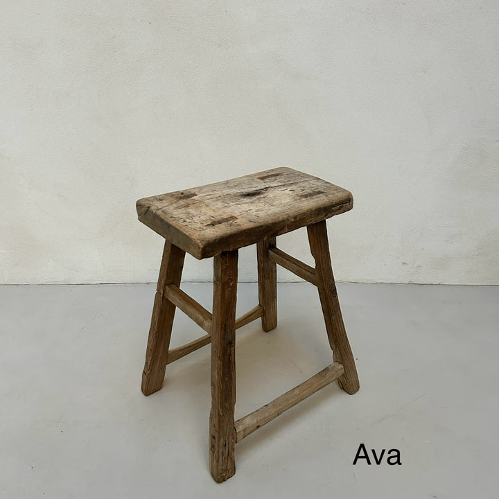 Antique Small Side Table | Large Stool (select from photo)