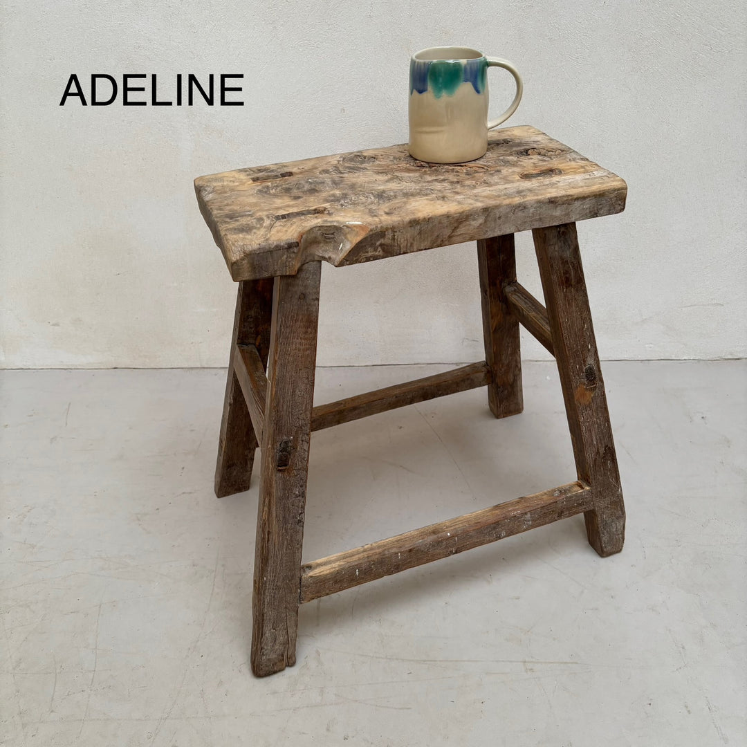Antique Small Side Table | Large Stool (select from photo)