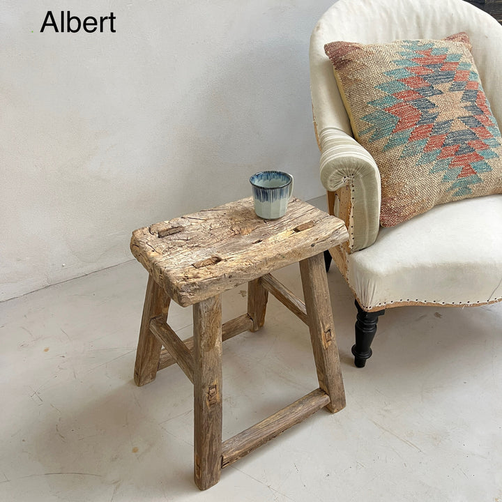 Antique Small Side Table | Large Stool (select from photo)