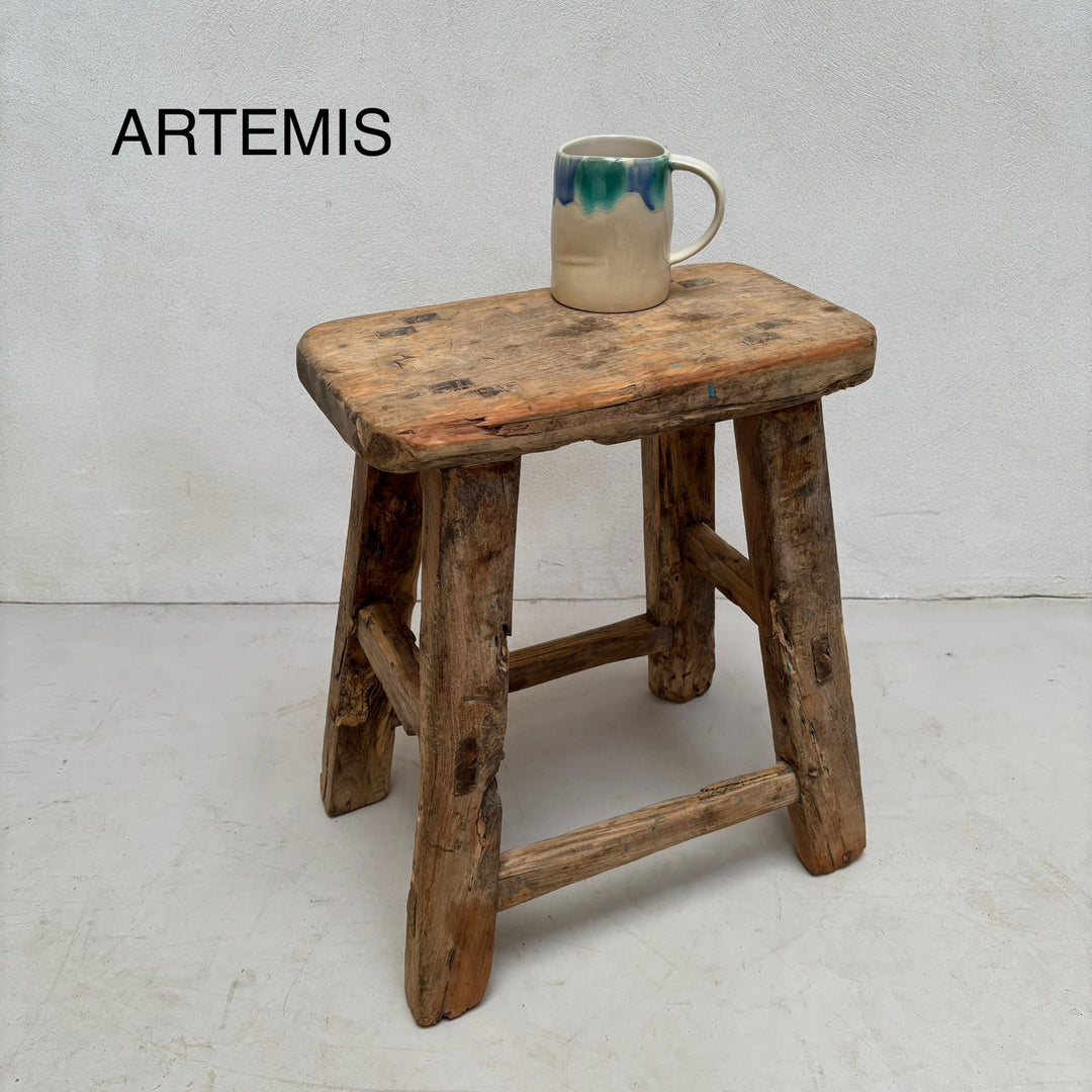 Antique Small Side Table | Large Stool (select from photo)