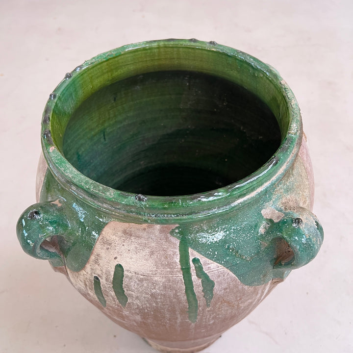 Antique Spanish Olive Urn Large | A