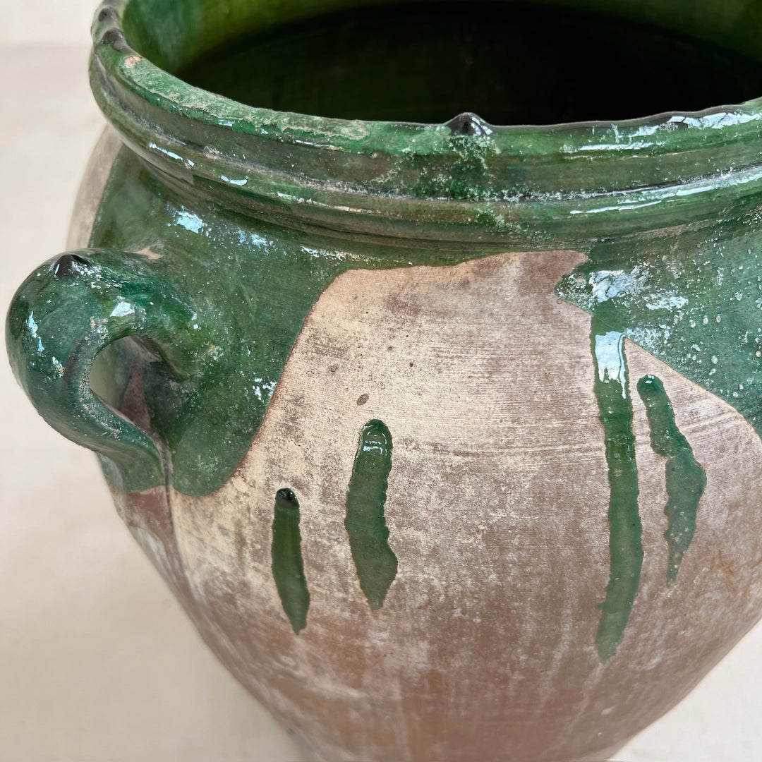 Antique Spanish Olive Urn Large | A