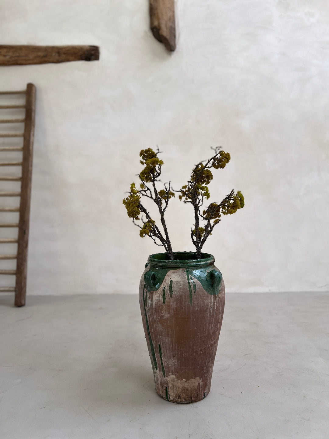 Antique Spanish Olive Urn Large | A