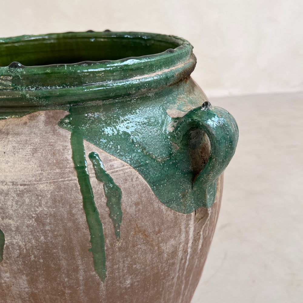 Antique Spanish Olive Urn Large | A