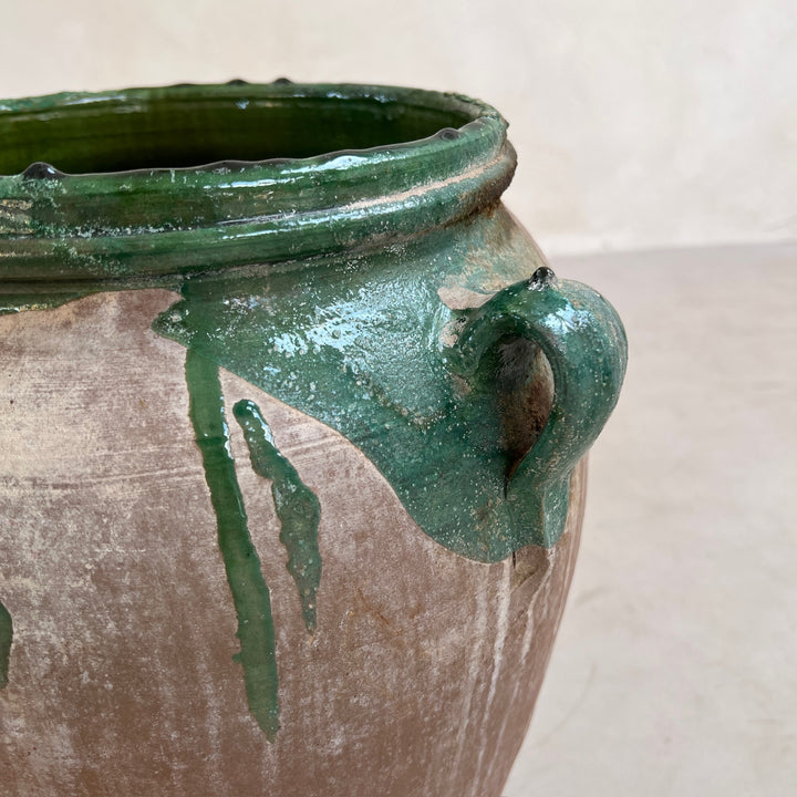 Antique Spanish Olive Urn Large | A