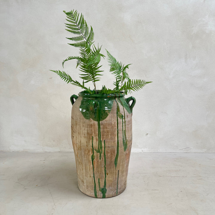 Antique Spanish Olive Urn XL