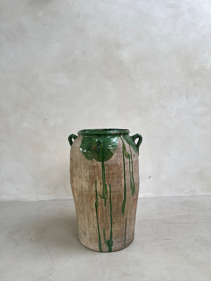 Antique Spanish Olive Urn XL